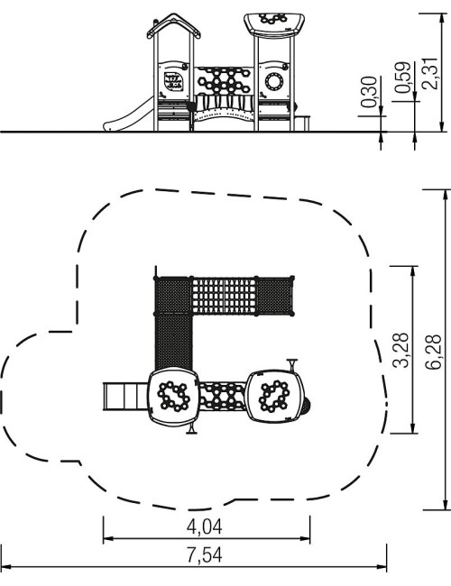 Vaikų žaidimų aikštelė Dalia