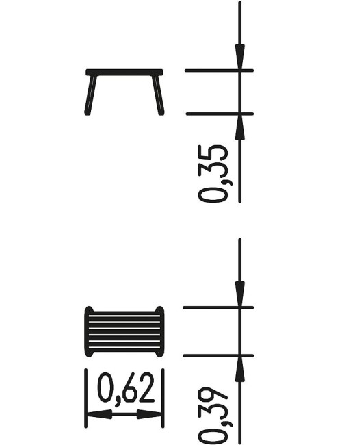 Vaikiškas suolas Sederli midi