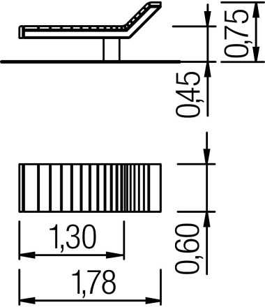 Poilsio gultas Liege Allium