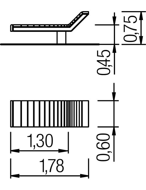 Poilsio gultas Liege Allium