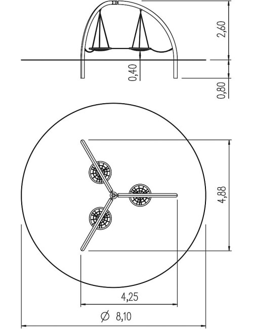 Sūpynių kompleksas Vogelburg