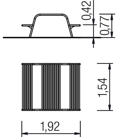 Stalas su suolu Malea