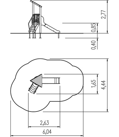 Vaikų čiuožykla Mohn