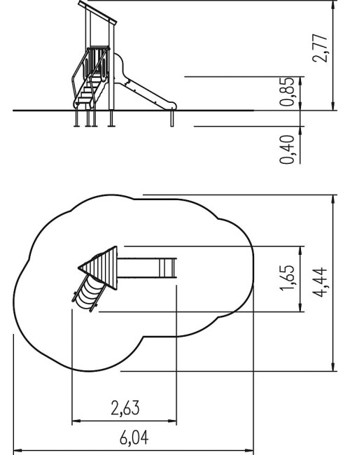 Vaikų čiuožykla Mohn