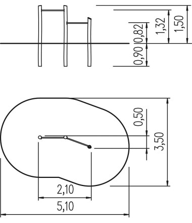 Dviejų lygių skersinis Albinas