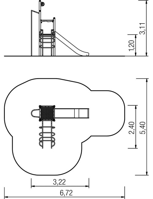Vaikų žaidimų aikštelė Santa Ana