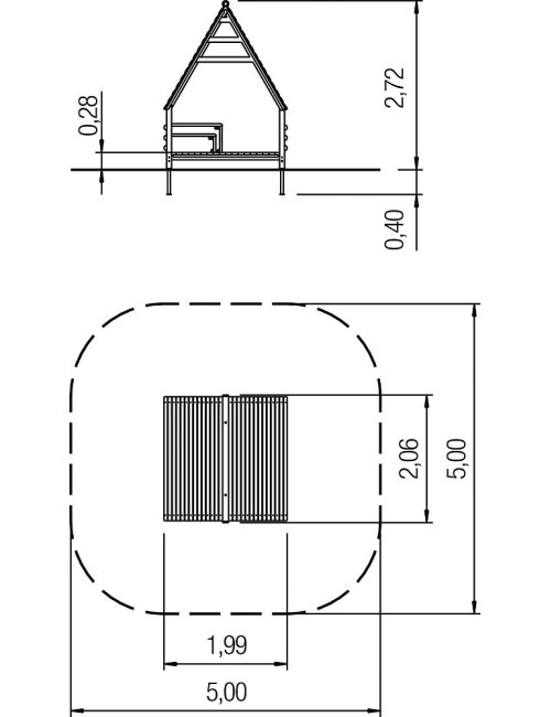 Poilsio-žaidimų namelis