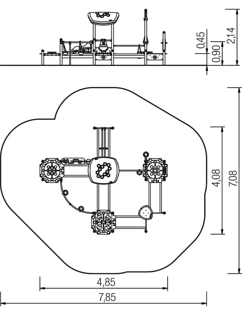 Vaikų smėlio žaidimų aikštelė Nil