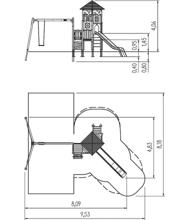 Vaikų žaidimų aikštelė Regento pilis, Solo