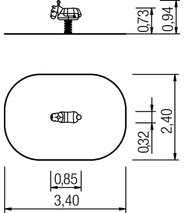 Spyruoklinė sūpynė Žirgas