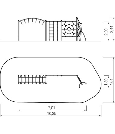 Laipynės konstrukcija Achenkopf