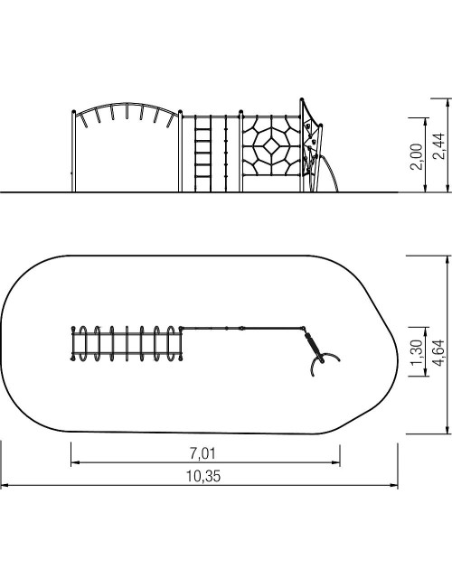 Laipynės konstrukcija Achenkopf
