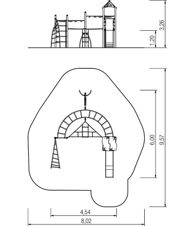 Vaikų žaidimų aikštelė Fresno
