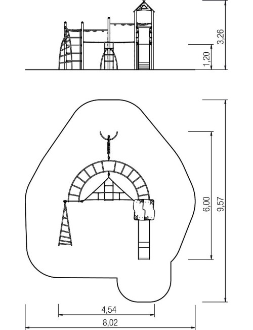 Vaikų žaidimų aikštelė Fresno