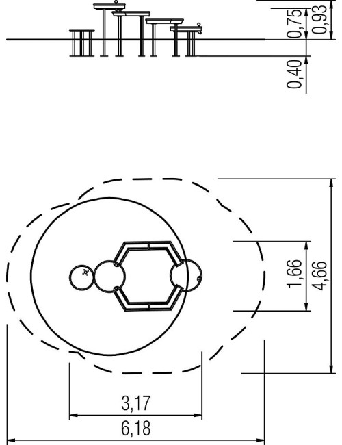 Vandens žaidimų konstrukcija Niagara