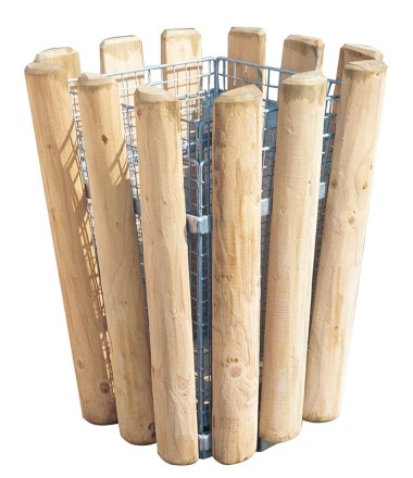 Šiukšlių dėžė su tinklelio įdėklu