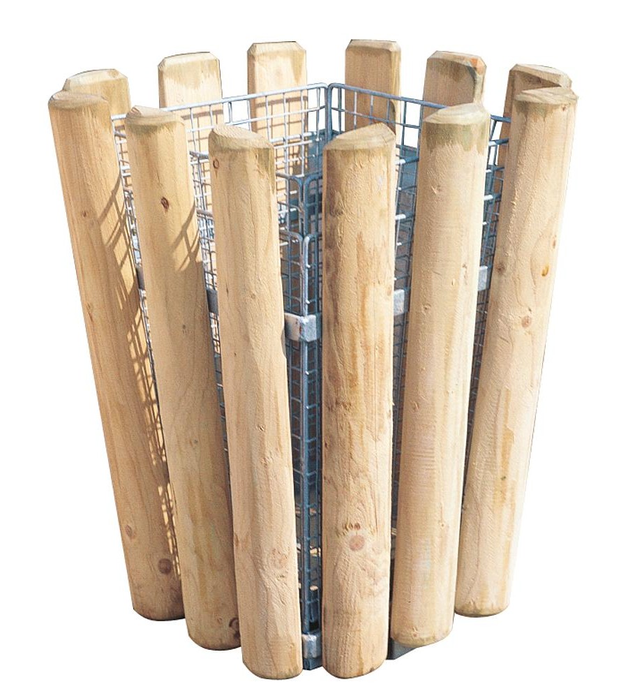 Šiukšlių dėžė su tinklelio įdėklu