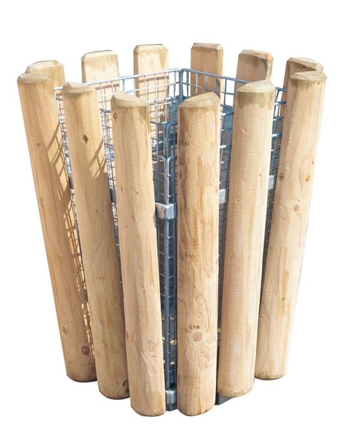 Šiukšlių dėžė su tinklelio įdėklu