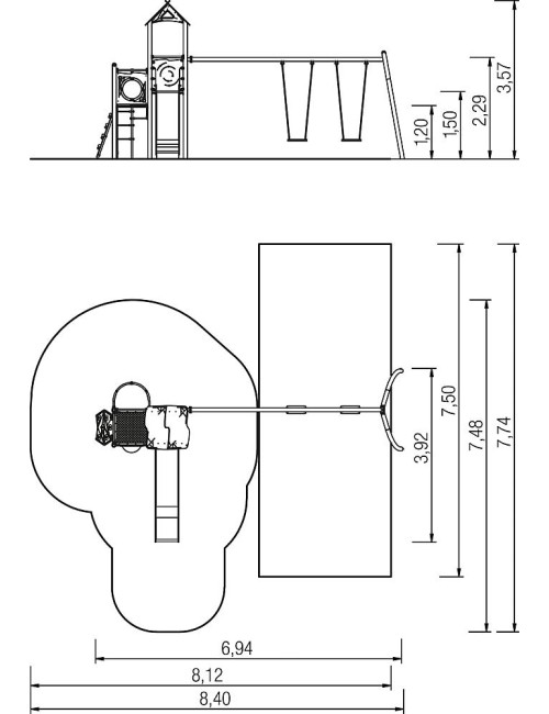 Vaikų žaidimų aikštelė Oceanside