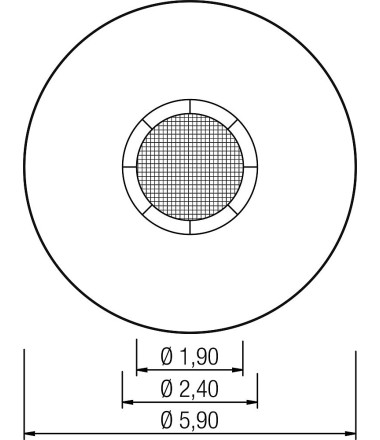 Įmontuojamas batutas Circle L 2,40 m