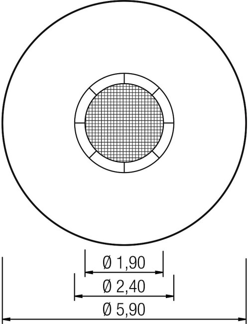 Įmontuojamas batutas Circle L 2,40 m