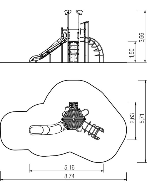 Vaikų žaidimų aikštelė Pyxis