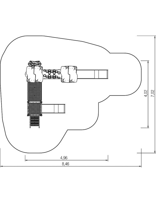 Vaikų žaidimų aikštelė Clovis