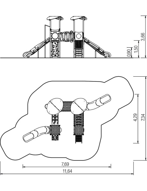 Vaikų žaidimų aikštelė Dangus