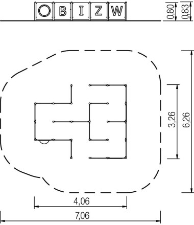 Lauko labirintų konstrukcija Fiorello