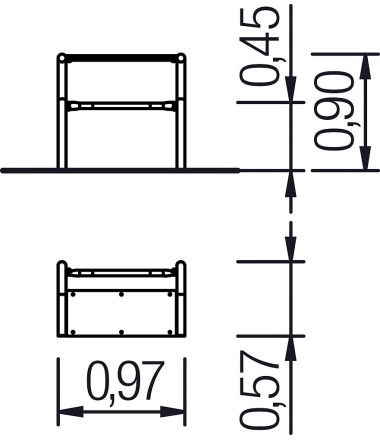 Suoliukas Urbaniq Bank Malu