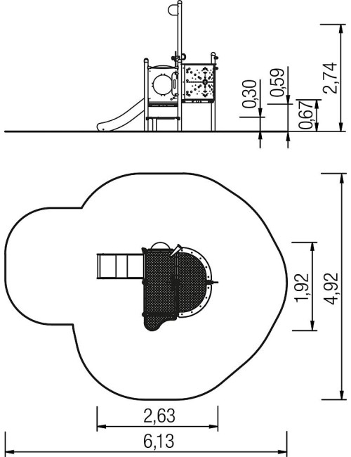 Vaikų žaidimų aikštelė Hazel