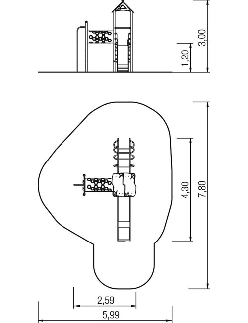 Vaikų žaidimų aikštelė Ventura