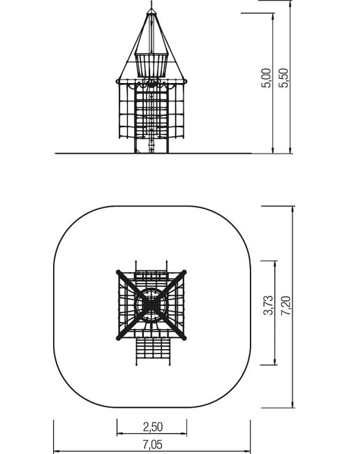 Karstynė - laipynė Piratų bokštas