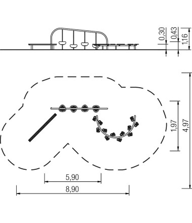 Mini Balansavimo takelis Tulipa