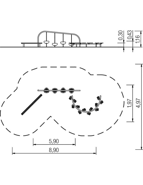 Mini Balansavimo takelis Tulipa
