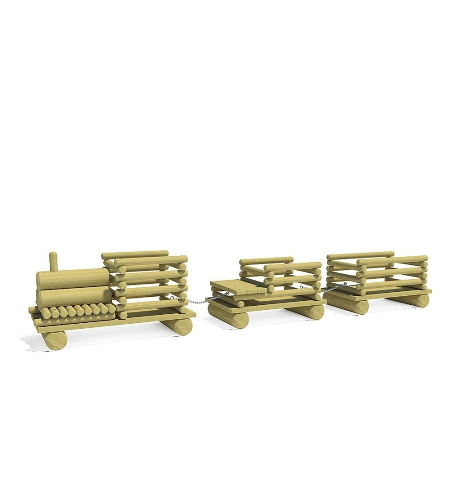 Žaidimų traukinys 3 vagonai