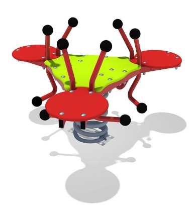 Spyruoklinė sūpynė Vabzdžiai