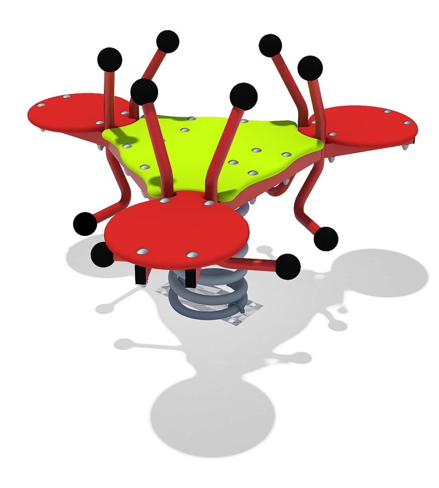 Spyruoklinė sūpynė Vabzdžiai