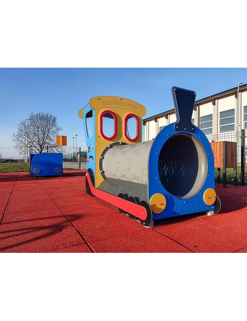 Žaidimų aikštelės konstrukcija  Lokomotyvas