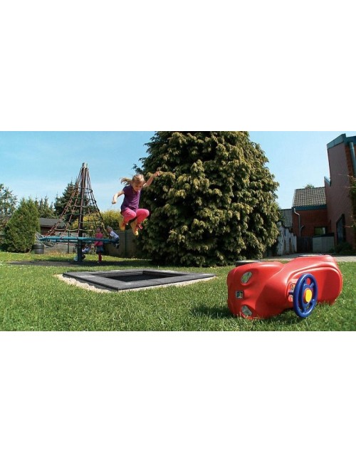 Įleidžiamas batutas „Kids Tramp Playground“ 1,50x1,50 m.