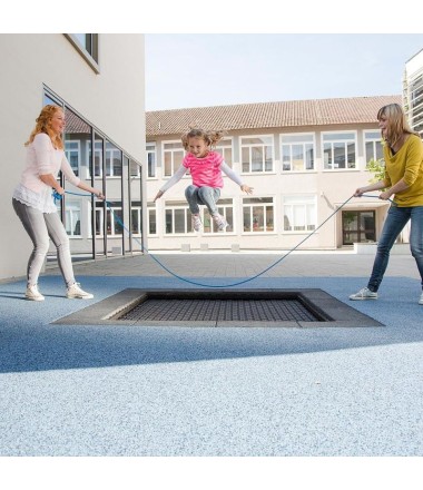 Įleidžiamas batutas „Kids Tramp Playground“ 1,50x1,50 m.