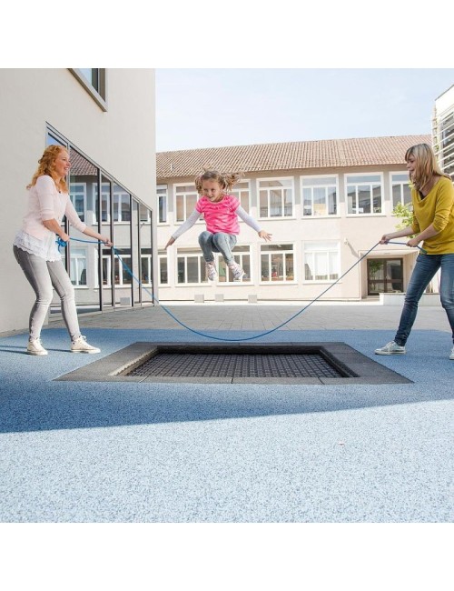 Įleidžiamas batutas „Kids Tramp Playground“ 1,50x1,50 m.
