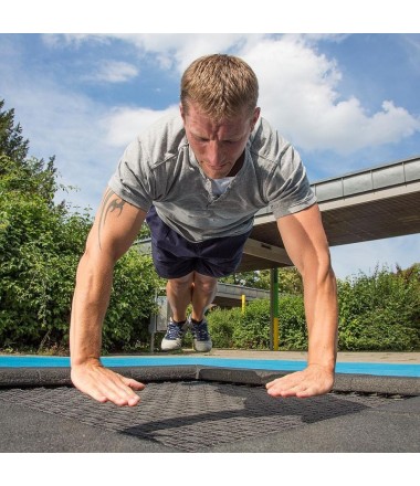Žemės trampolinai vaikams Trampolinų kiemas 2,00x2,00 m.