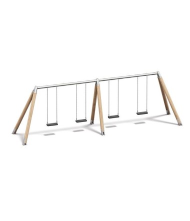 Keturvietė supynė Medis/Metalas Aukštis: 2,60 m