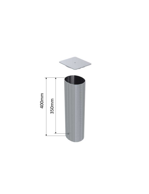100 mm x 120 mm žemės kištukai elipsės formos teniso stulpams.