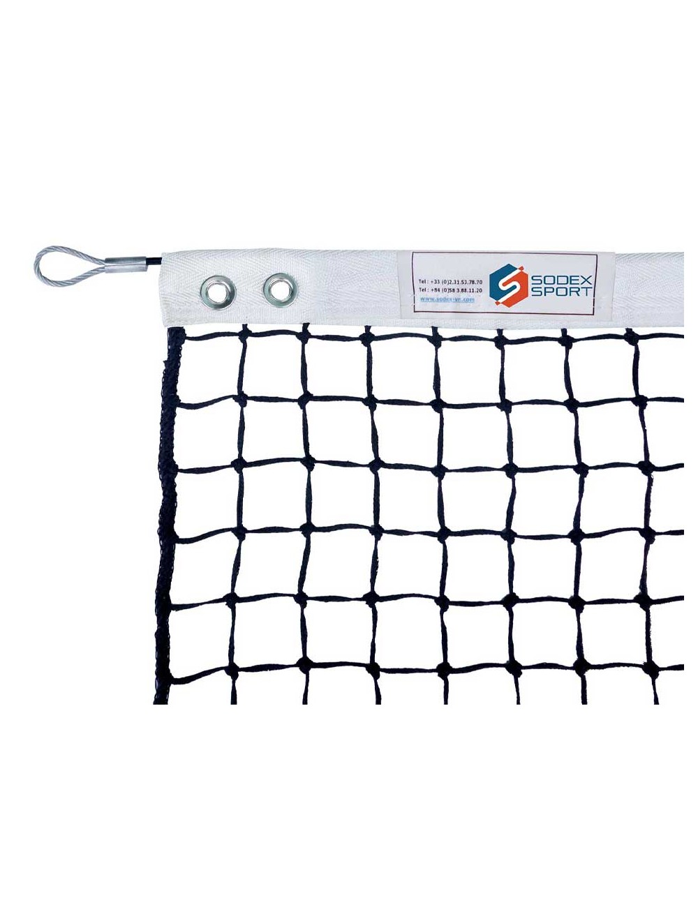 Teniso tinklas skersmuo 4,0 mm, 48 mm vienguba akis