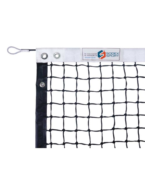 Teniso tinklas, skersmuo 4,0 mm, 48 mm viengubas akis sustiprintas kontūras