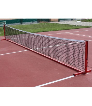 Mini teniso tinklas ilgis 8 m, be mazgų.