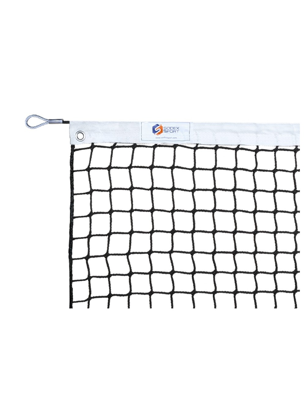 PICKLEBALL KNOTLESS TINKLAS, JUODU SPALVOS Ø3.0MM POLIPROPILENO | 0.7M AUKŠTIS