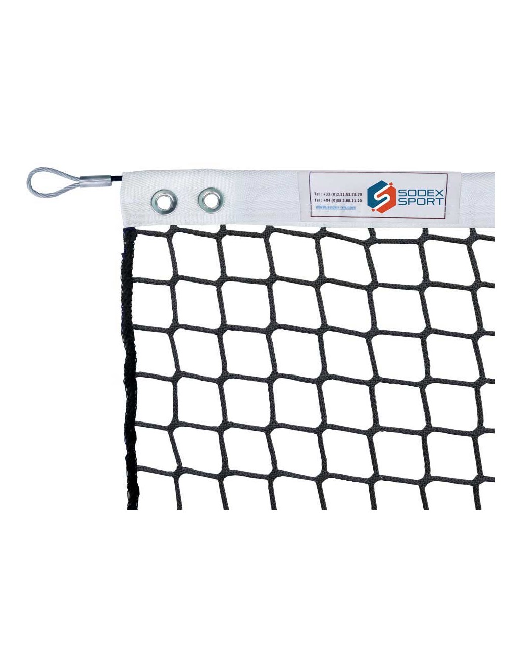 Padelio tinklas,  Ø4.0mm, 45mm viengubas audinys, be mazgų.